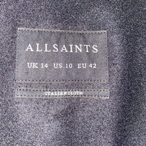 All Saints Roux Wool Jacket - Picture 5 of 8